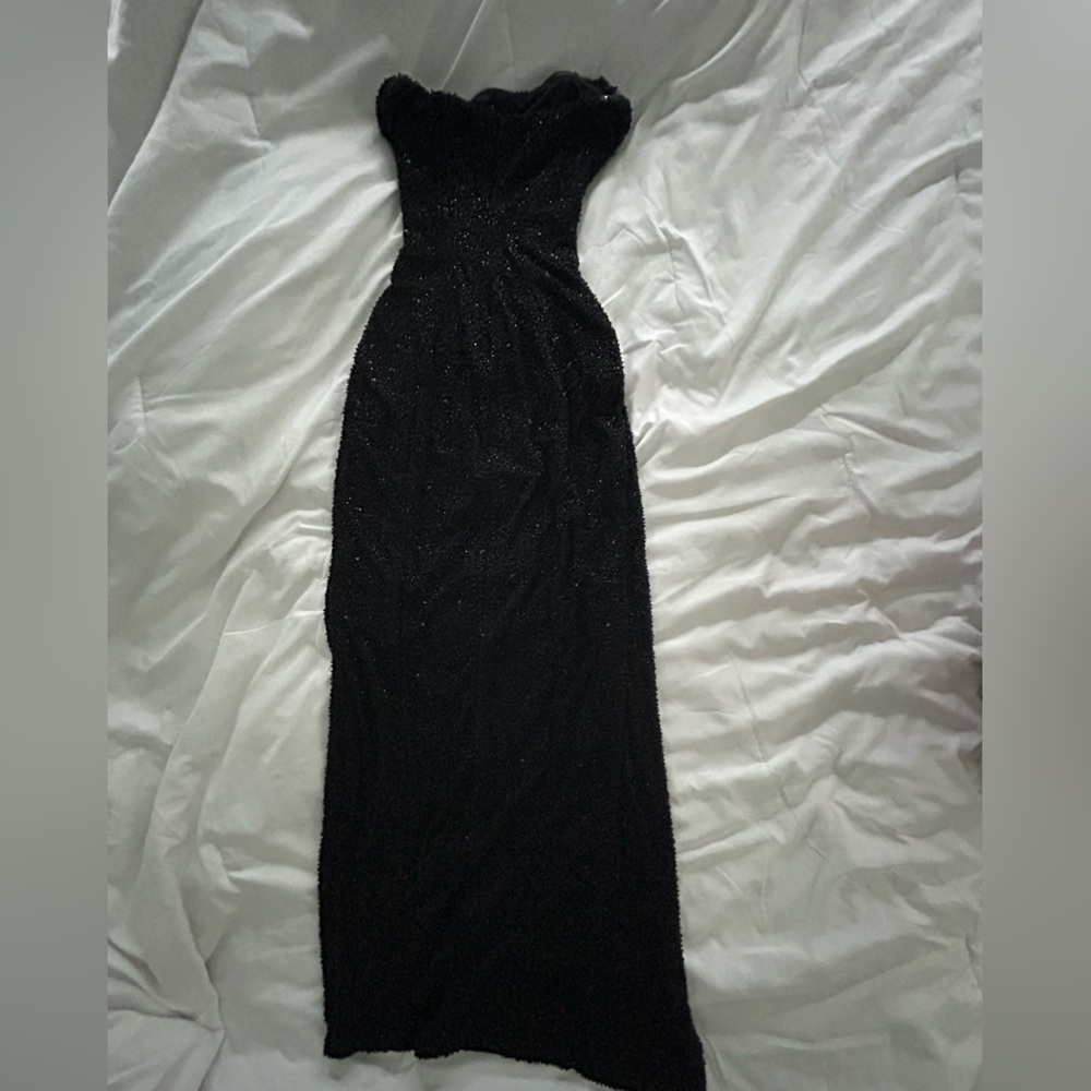 Princess Polly Black Strapless Sweetheart Gown